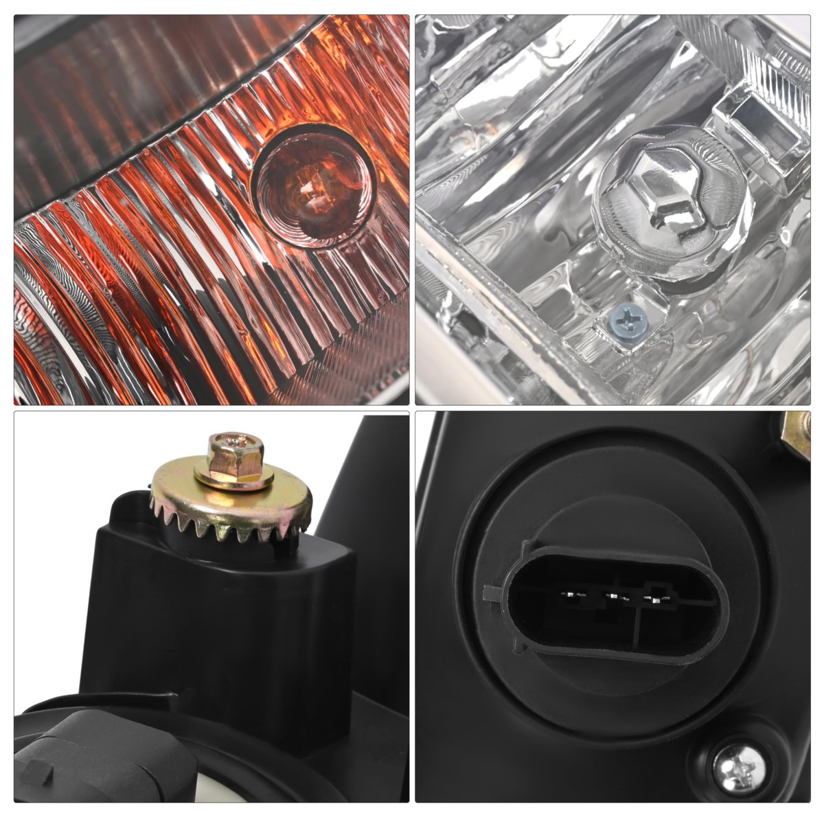 Fog Lights For 2007 2014 Cadillac Escalade Esv And 2013 Ext Halogen Clear Lens Bumper Lamps Driver Passenger Side Mo-4573