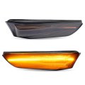 Hecasa Led Front Side Marker Lights For 2003-2007 Infiniti G35 2d Coupe 2002-2007 Nissan Skyline V35 Bumper Turn Signal Lamp 