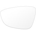 Heated Side Mirror Glass Left And Right Pair For 2012 Vw Passat Usa Chrome Flat Adjustable Replacement Rm74480 16pb 