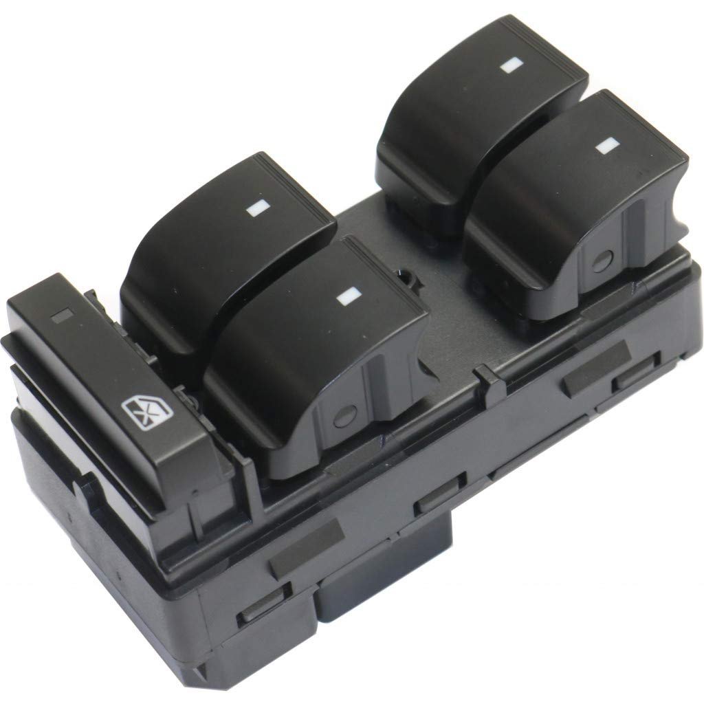 Chevy Traverse Window Switch 2009 2016 Driver Side Front Black 20945129 Power Push Button Door Mount Replacement Part