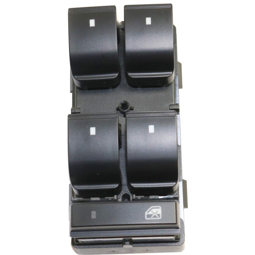 Chevy Traverse Window Switch 2009 2016 Driver Side Front Black 20945129 Power Push Button Door Mount Replacement Part
