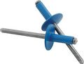 Pepsi Blue 3 16 Large Head Aluminum Steel Mandrel Pop Rivets 50 Ct Racing Fasteners 