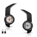 Front Fog Lights Lamps Bezel Trim Surround Covers Pair For Toyota 4runner Trd Sr5 2014 2015 2016 2017 2018 2019 2020 Black 