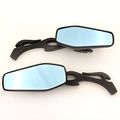Aluminum Custom Black Mirrors Fire Flame Stem For All Kawasaki Suzuki Cruiser Bikes Models B019dkhq90 