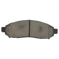 Front Ceramic Disc Brake Pad Set D1548 For 2011 2013 Nissan Leaf 4 Piece With Hardware Driver And Passenger Side 