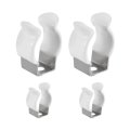 4pcs T5 U Clips Holder Bracket 304 Stainless Steel Led Fluorescent Tube Clip Lamp Support Pipe Clamps For 10mm 3 8 Light Bulb 