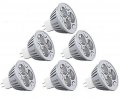 Ctkcom Mr16 3w Led Bulb 6 Pack -warm White 2700k Bulbs 35w Halogen Equivalent Ultra Bright 60 Degree Beam Angle Recessed Track 