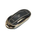 Silicone Smart Key Fob Case Cover For Tesla Model S Y 3 Shell Protector Keyless Black 