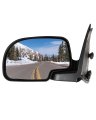 Left Side View Mirror For 2007 Chevy Silverado Pickup Manual Fold Non Heated Adjustment Black Replaces 15037957 Gm1320230 
