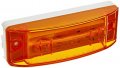 Grote 47163 Supernova Sealed Turtleback Ii Led Clearance Marker Light Pc Rated Optic Lens Male Pin 