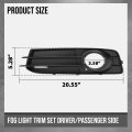 Fog Light Trim Set Driver And Passenger Side For Audi A3 Base Quattro 2009-2013 Fit Models With Sport Package 8p0 807 681 N Zde