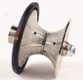 V50 2 In Full Bullnose Diamond Hand Profiler Router Bits With 5 8 11 Thread For Granite Countertops Coarse Grit Vacuum Brazed