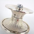 V50 2 In Full Bullnose Diamond Hand Profiler Router Bits With 5 8 11 Thread For Granite Countertops Coarse Grit Vacuum Brazed