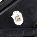 Ocpty Driver Side View Mirror Compatible With 2008-2012 For Honda Accord Sedan Smooth Manual Fold Non-heated Abs
