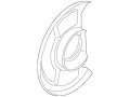 Nissan 44030-em10b Parking Brake Backing Plate 