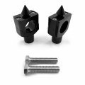 1 Pair Of 25 31 25mm Cnc Machined Black Handlebar Riser Clamp For Most H-d Cruisers Choppers Victory P N Mt030-008a-1 25-bk 