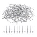 Glarks 200pcs 1 8 X 15 16 Aluminum Body Steel Mandrel Dome Head Blind Rivets Set For Sheet Metal Automotive Railway And Duct 