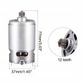 Uxcell Dc 14 4v 20000rpm Electric Gear Motor 12 Teeth For Various Cordless Screwdriver