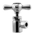 Cross Handle Angle Stop Shut Off Valve 1 2 In Ipslet With 3 8 In Compression Outlet Oil Rubbed Bronze D103x-12 