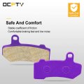 Ocpty Fa409 Front And Rear Carbon Fiber Brake Pads Fit For 2008-2013 Flhrc Road King Classic 2008-2012 Flhtc Electra Glide