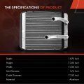 A-premium Rear Hvac Heater Core Compatible With Chrysler Town Country 1988 1990-1995 Dodge Caravan Grand Plymouth Voyager