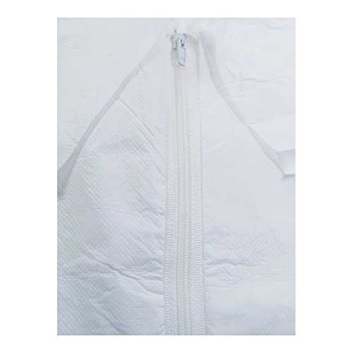 Magid Cvc8mcp Econowear Microporous Disposable Coverall With Elastic Wrists And Ankles Medium White Case Of 25
