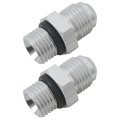 6an Transmission Line Hose Adapter Fittings Flare To 1 4 Npsm Trans Fitting Fit For G-m Front Rear Top Bottom Up 2007 Quick 