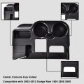Matte Black Center Console Cup Holder For Dodge Ram 1500 2500 3500 2003 To 2012 Part Number 6l3z-18264a01-b