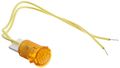 Morris Products 70328 Round Indicator Pilot Lamp Amber 24 Vdc Pack Of 10 