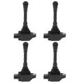 Ocpty Set Of 4 Coil Packs Compatible With 20-2017 For Nissan Juke 1 6l L4 2017-2019 Sentra 1 Replacement Uf659 C1807 3-pins 