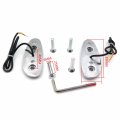 Httmt Led Signal Mirror Block Off Base Plate Chrome Compatible With Suzuk 01-05 Gsxr600 750