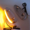 Httmt Led Signal Mirror Block Off Base Plate Chrome Compatible With Suzuk 01-05 Gsxr600 750