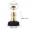 X Autohaux High Pressure Washer Spray Nozzle Tips Quick Connector Black 5 Pcs