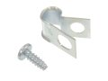 1957-1962 Corvette Gas Tank Vent Hose Clip W Screw