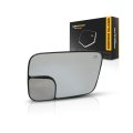 Heated Passenger Side Mirror Glass For Dodge Ram 1500 2500 3500 2005 2006 2007 2008 Towing Package With Backing Plate Flat