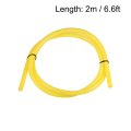 Silicone Tubing 5 32 4mm Id X 9 7mm Od 6 6ft Rubber Tube Air Hose Water Pipe For Pump Transfer Yellow