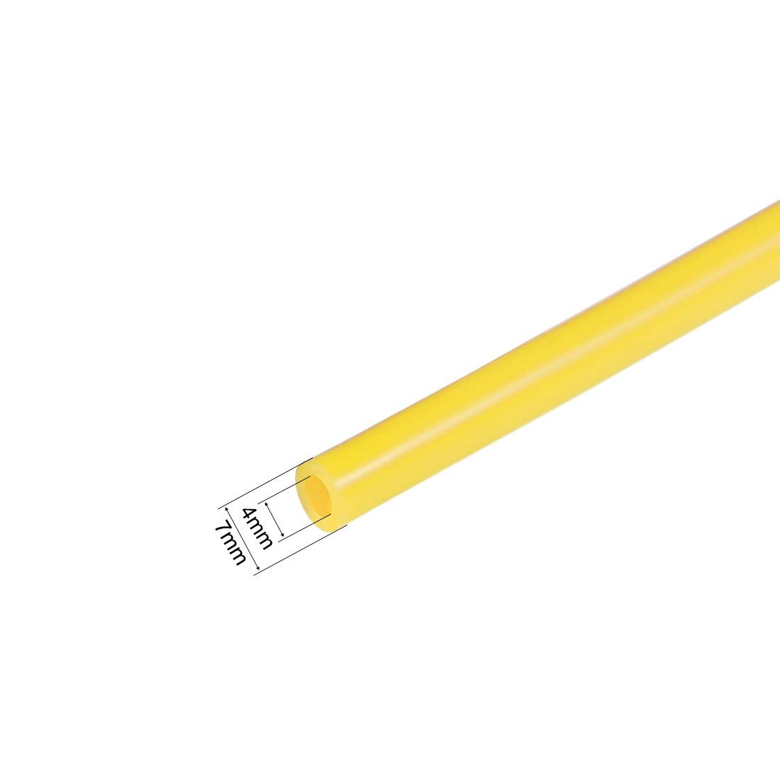 Silicone Tubing 5 32 4mm Id X 9 7mm Od 6 6ft Rubber Tube Air Hose Water Pipe For Pump Transfer Yellow