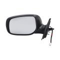 Power Side View Mirror Replacement For Yaris 2 Door 2007 2011 Driver Left Black 3 Pin Connector Model To1320230 