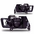 Yellow Lens Fog Light Bumper Lamps Pair W Wiring Kit 1992-1995 Honda Civic