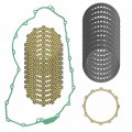 Caltric Clutch Friction Steel Plates And Gasket Kit Compatible With Yamaha Stratoliner Xv19ct 2006-2007