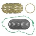 Caltric Clutch Friction Steel Plates And Gasket Kit Compatible With Yamaha Stratoliner Xv19ct 2006-2007