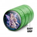 Green Fairy Valve Stem Caps For Tire Rim Wheels 4 Piece Set Aluminum Covers Schrader Type Valves Passenger Cars Trucks And Rvs