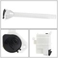 Lx1288121 Factory Style Car Windshield Washer Reservoir Tank Cap Filler Tube Fluid Level Sensor Pump Compatible With Lexus