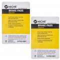 Niche Brake Pad Set For Kawasaki Vulcan 1600 Zr7s Suzuki Vx800 43082-0062 43082-1244 Front Rear Organic