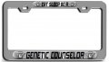 Eat Sleep Be A Genetic Counselor 3d Metal License Plate Frame Universal Fit For Auto Suv And Truck Tag Holder 12 X 6 In