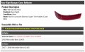 Rear Right Passenger Side Bumper Cover Reflector Compatible With 2007-2009 Mercedes Benz Gl450 Up To 07 09 2009 Excludes