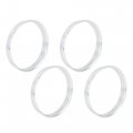 X Autohaux 4pcs 66 6 To 64 1 Mm Aluminium Alloy Car Hub Centric Rings Wheel Bore Spacer