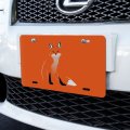 Graphics More Stylish Red Foxy Fox Novelty Metal Vanity Tag License Plate 