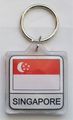 Singapore Country Lucite Key Ring 