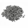 100 Pcs Auto Interior Door Trim Clips Plastic Rivet Fastener Gray 7mm Hole 